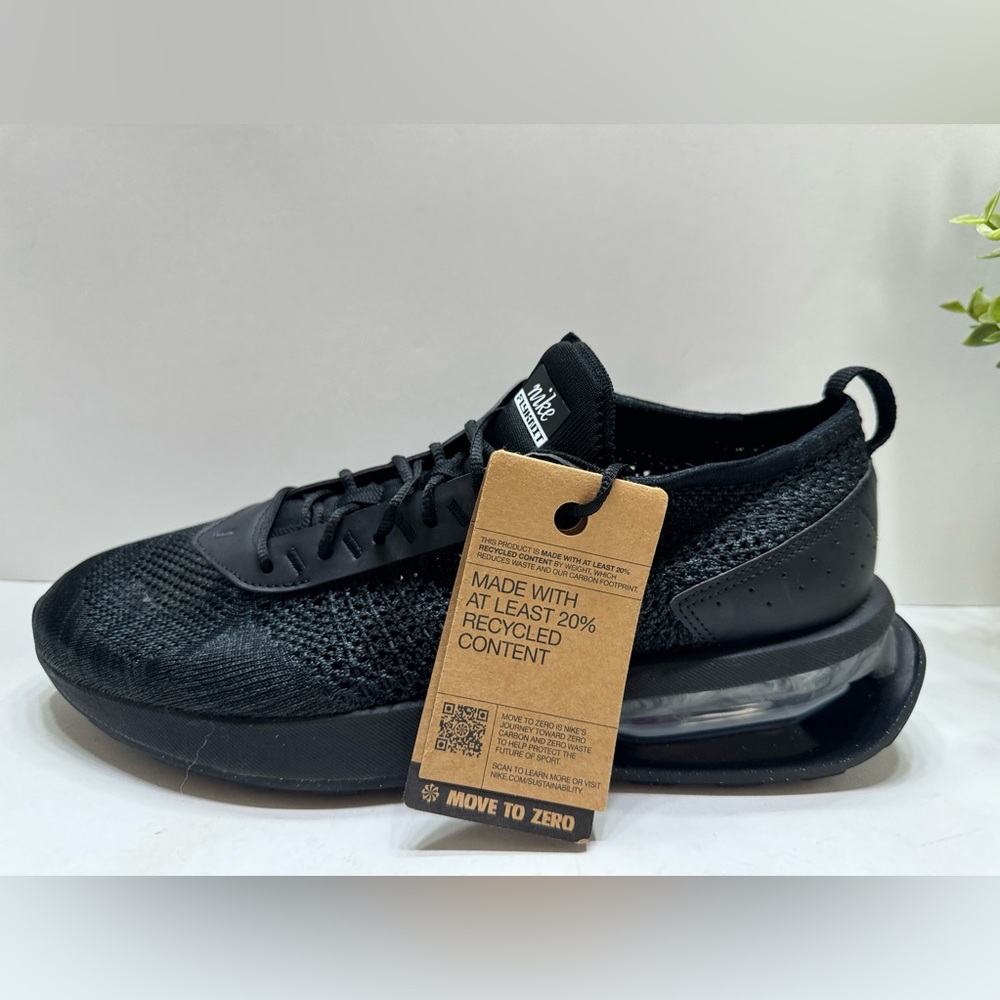 NEW Nike Air Max Flyknit Racer Anthracite Men's Shoes Black FD2764-001 Size 11 - Picture 7 of 10